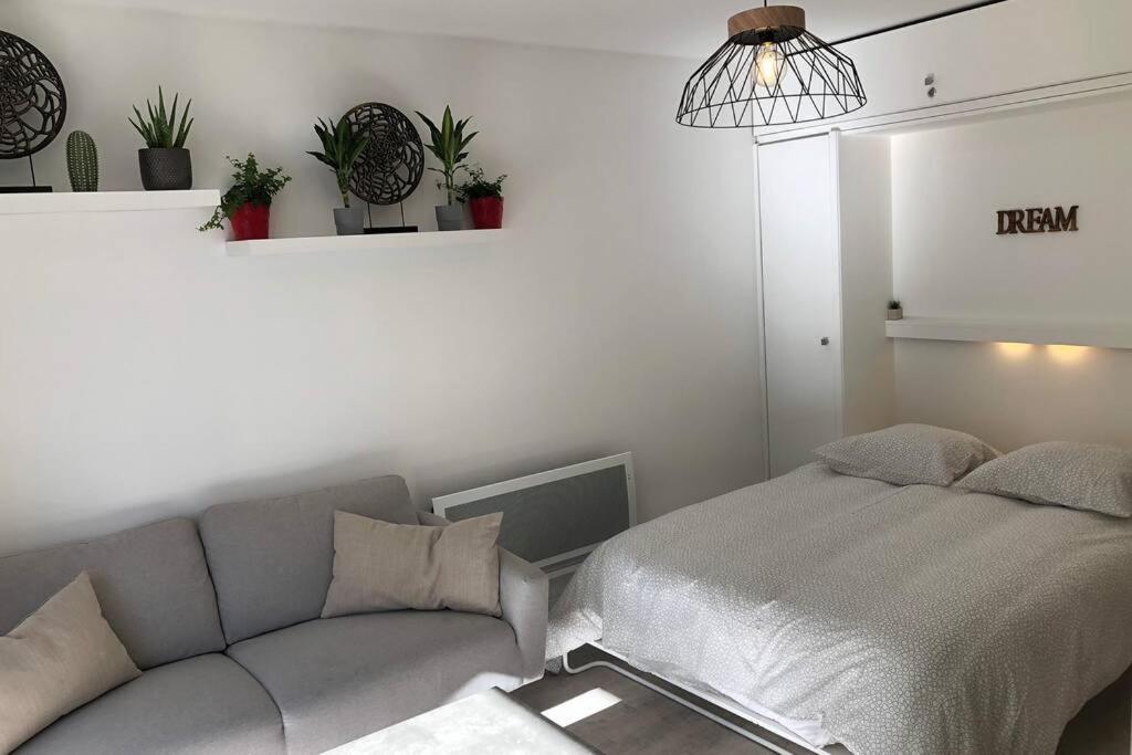Grand Studio Cabine 30 M² Centre Ville, Refait A Neuf Pour Vous ! Climatise La Grande Motte Ngoại thất bức ảnh