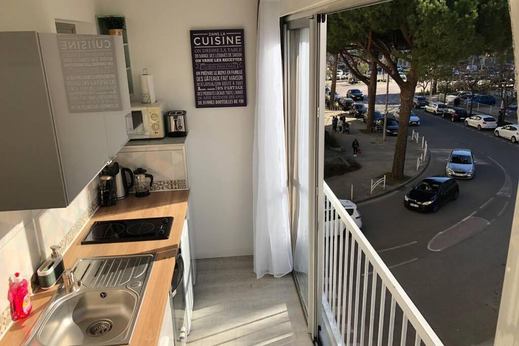 Grand Studio Cabine 30 M² Centre Ville, Refait A Neuf Pour Vous ! Climatise La Grande Motte Ngoại thất bức ảnh